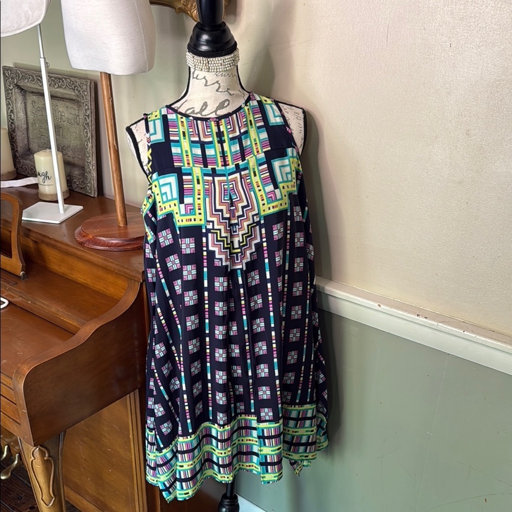 Women’s Boho Sheath Sleeveless Dress NWT 98.00